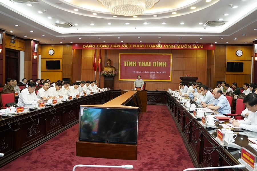 Kết luận của Thủ tướng Chính phủ Phạm Minh Chính tại buổi làm việc với lãnh đạo tỉnh Thái Bình