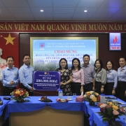 Công đoàn Dầu khí Việt Nam thăm, tặng quà cho người lao động PV Power DHC