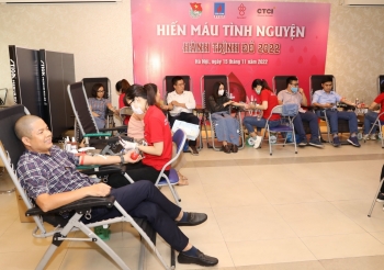 Đoàn Thanh niên PVEP tổ chức chương trình Hiến máu tình nguyện "Hành trình đỏ năm 2022”