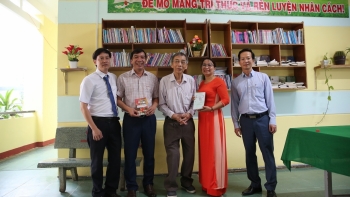 Khánh thành và bàn giao thư viện xanh Trường THCS Hành Tín Tây do BSR tài trợ