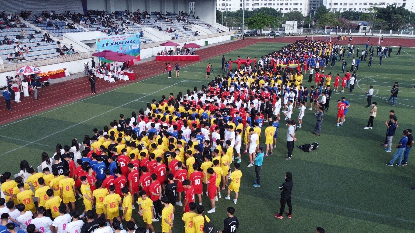 Mùa giải bóng đá học sinh THPT Hà Nội - An ninh Thủ đô lần thứ XXI - 2022 Cúp Number 1 Active khẳng định sức hút