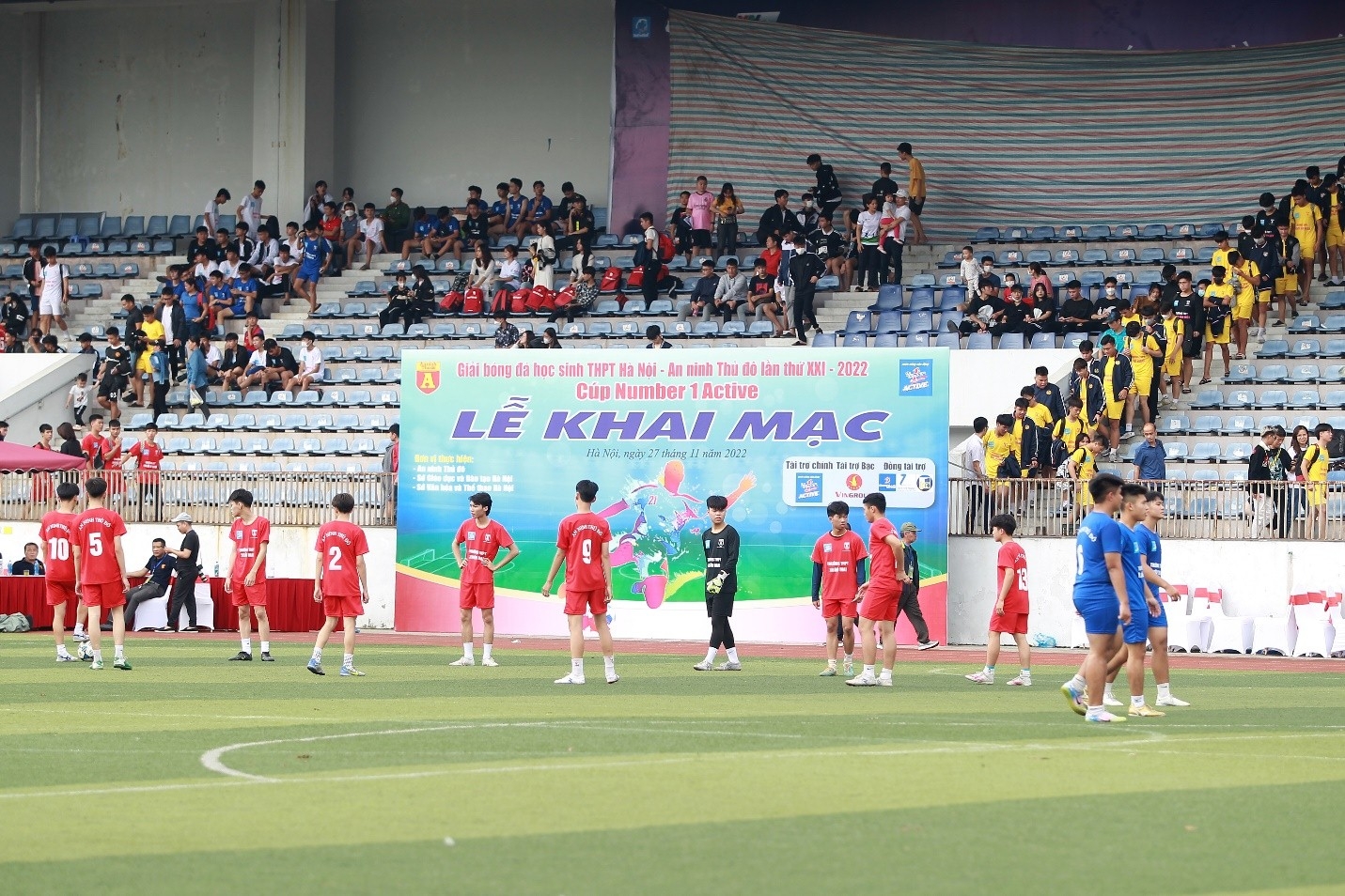 Mùa giải bóng đá học sinh THPT Hà Nội - An ninh Thủ đô lần thứ XXI - 2022 Cúp Number 1 Active khẳng định sức hút