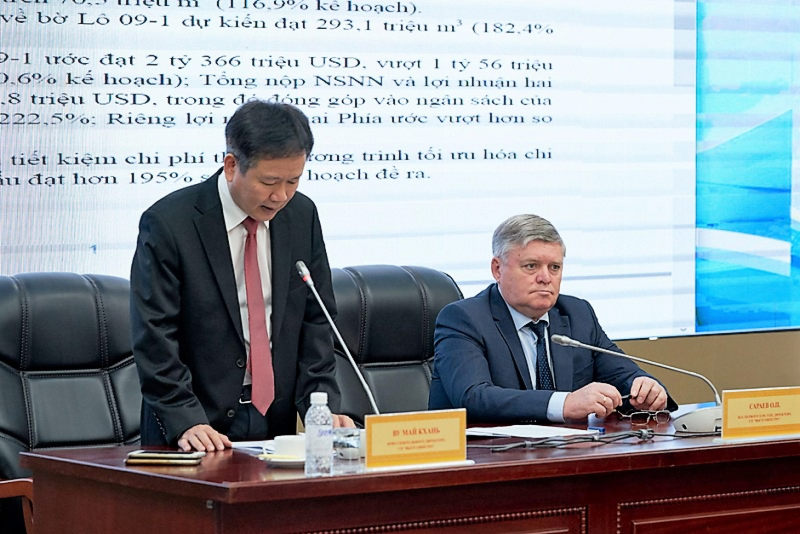 Khai mạc Kỳ họp lần thứ 55 Hội đồng Liên doanh Việt - Nga Vietsovpetro