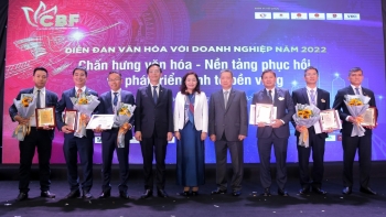 6 doanh nghiệp Dầu khí được vinh danh "Doanh nghiệp đạt chuẩn Văn hoá kinh doanh Việt Nam” năm 2022