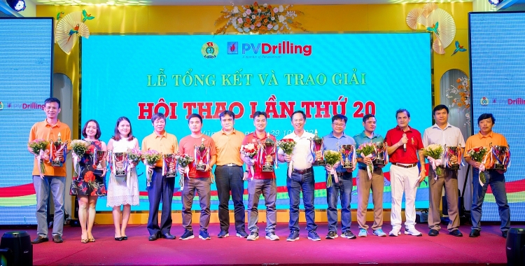 Lễ Tổng kết trao giải Hội thao PV Drilling lần thứ 20.