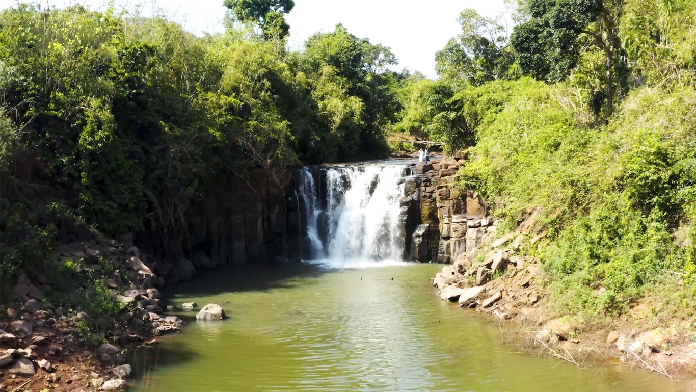 Bình Phước: Vẻ hoang sơ của thác Pan Toong