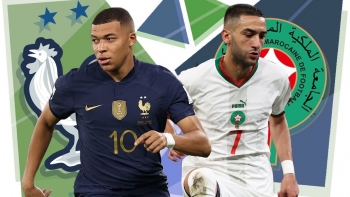 Link xem trực tiếp Pháp vs Ma Rốc (Bán kết World Cup 2022), 2h ngày 15/12