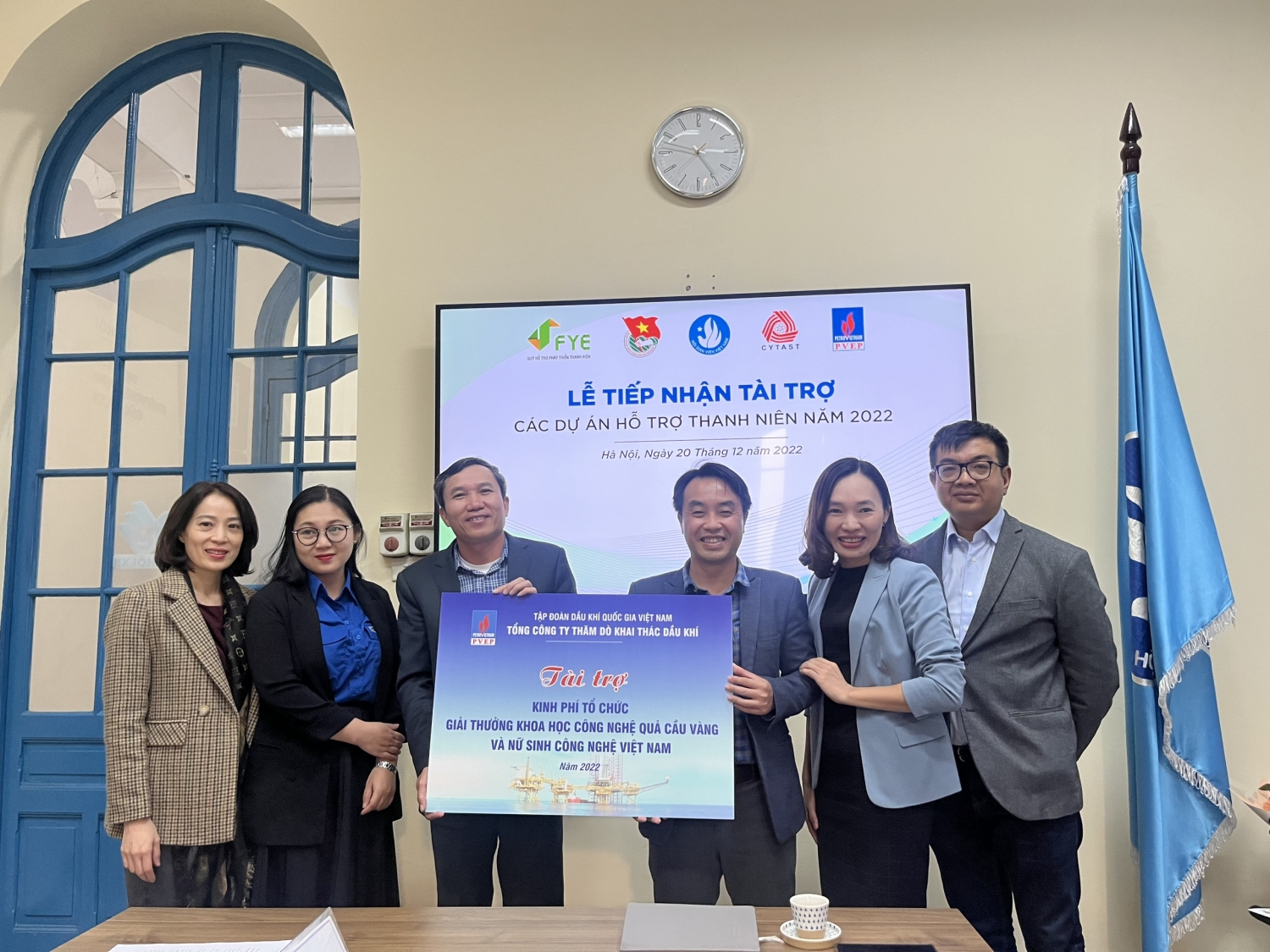 PVEP tài trợ Dự án Hỗ trợ Thanh niên Việt Nam năm 2022