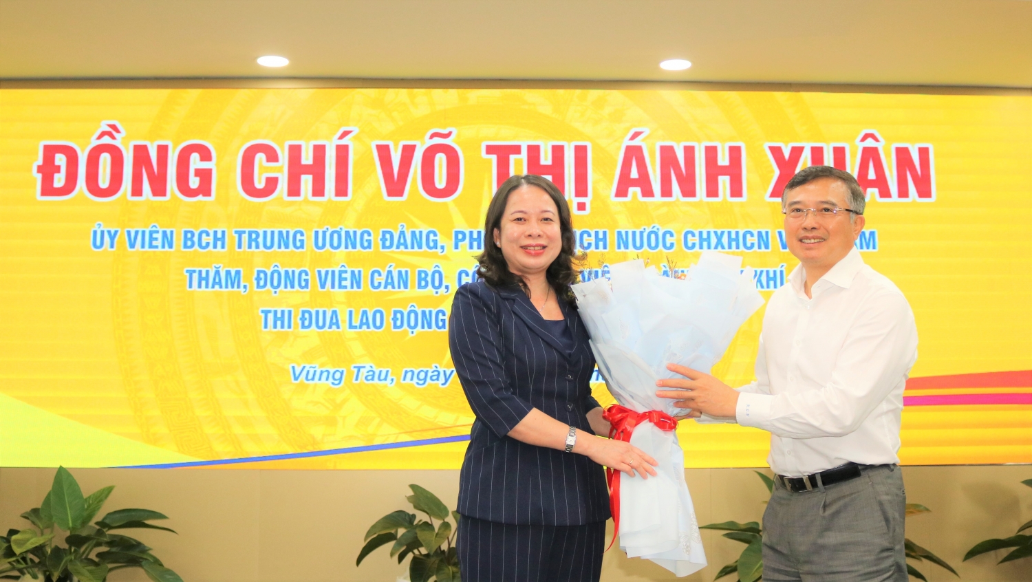 Phó Chủ tịch nước Võ Thị Ánh Xuân thăm, làm việc với Vietsovpetro và động viên CBCNV Dầu khí