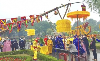 Trải nghiệm, tìm hiểu nghi lễ “Cung đình ngày xuân” tại Hoàng thành Thăng Long