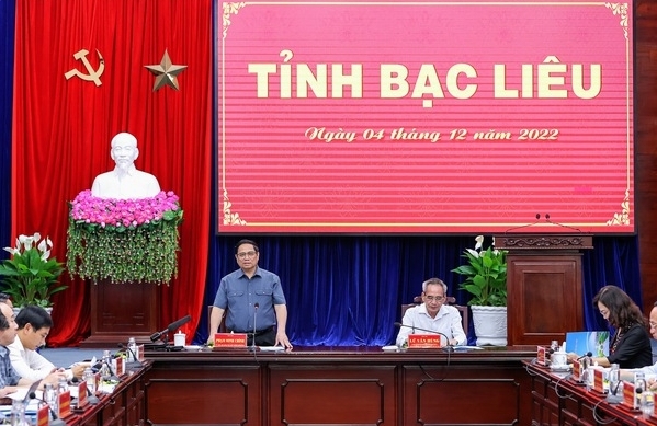 Kết luận của Thủ tướng Chính phủ Phạm Minh Chính tại buổi làm việc với lãnh đạo tỉnh Bạc Liêu