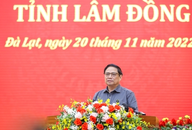 Kết luận của Thủ tướng Chính phủ Phạm Minh Chính tại buổi làm việc với Ban Thường vụ Tỉnh ủy Lâm Đồng