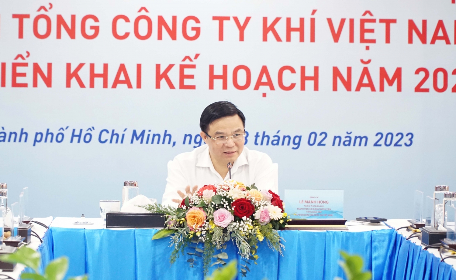 Tổng Giám đốc Petrovietnam Lê Mạnh Hùng làm việc với PV GAS: Tập trung khai thác các động lực, dư địa tăng trưởng