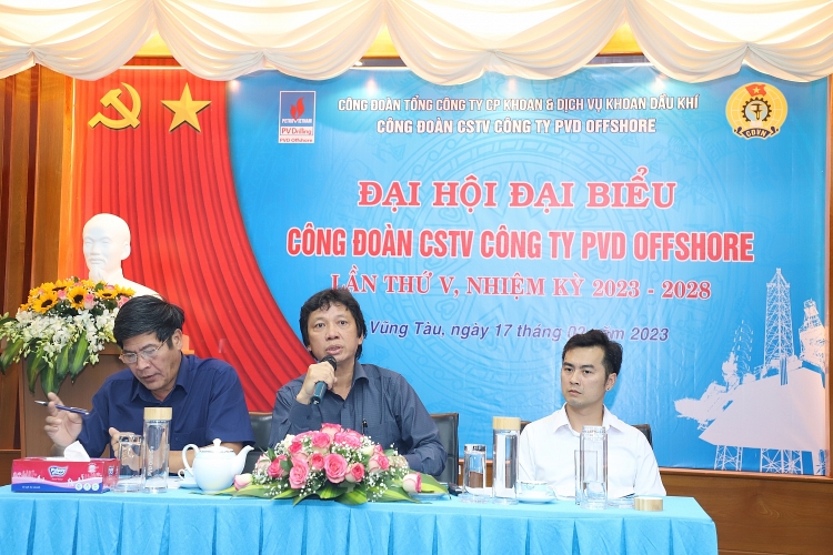 Công đoàn PVD Offshore tổ chức thành công Đại hội khóa V, nhiệm kỳ 2023 – 2028