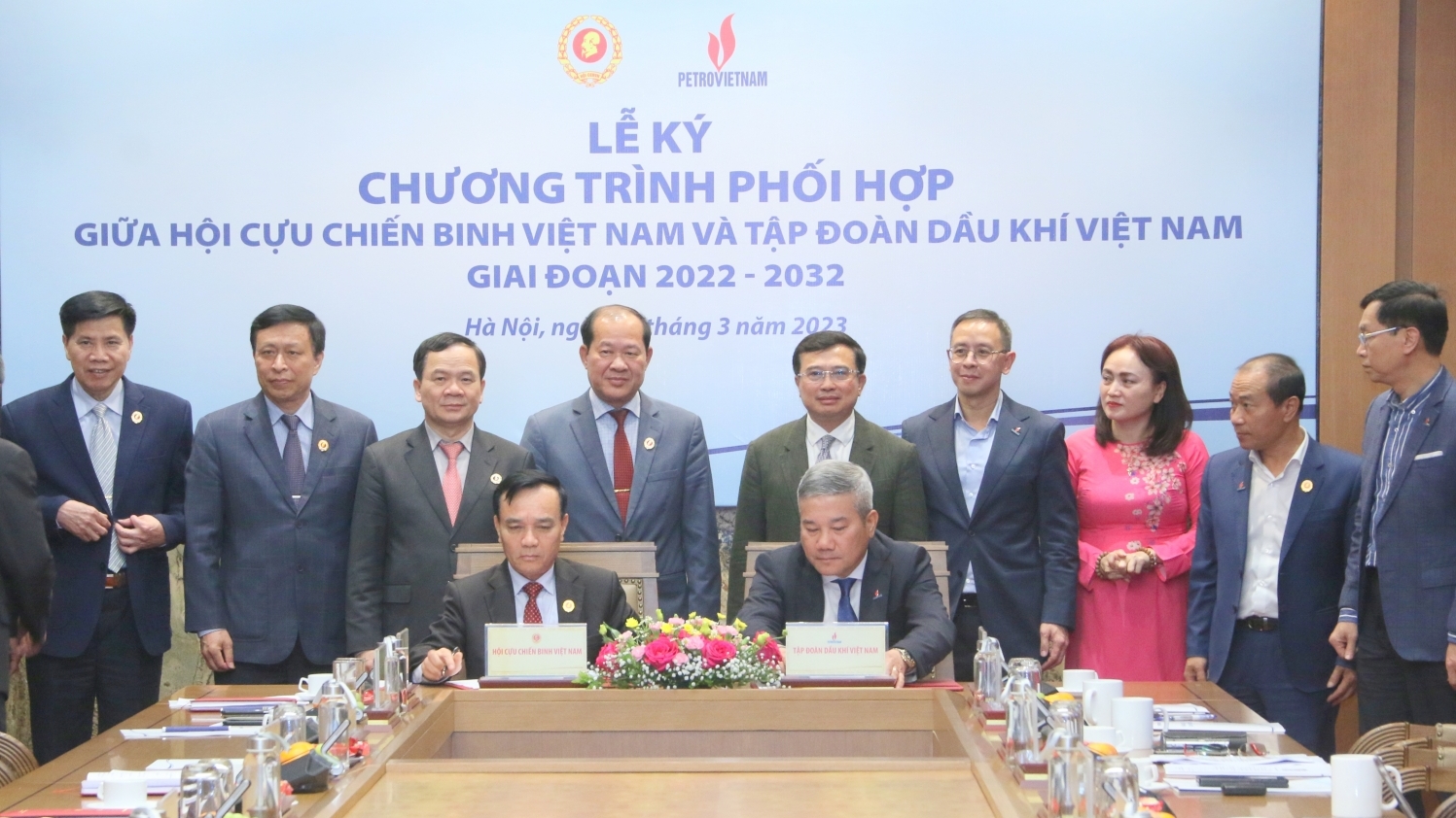 Hội CCB Việt Nam và Petrovietnam ký kết chương trình phối hợp giai đoạn 2022-2032