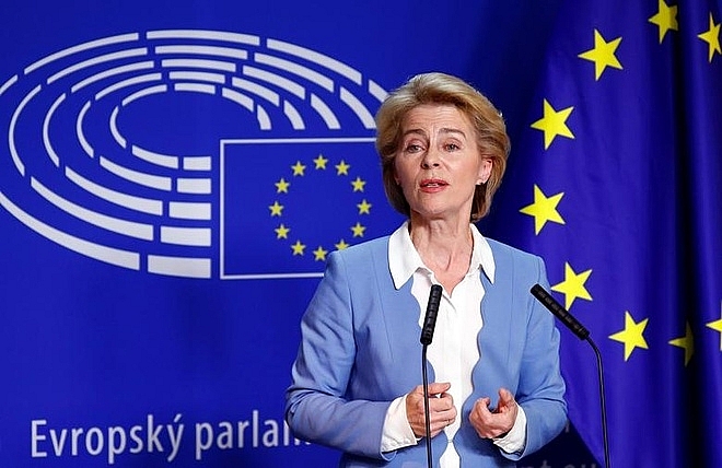 Chủ tịch Ủy ban châu Âu Ursula von der Leyen.