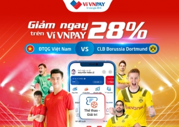 Giảm ngay 28% khi mua vé trận Đội tuyển Quốc gia Việt Nam và CLB Borussia Dortmund qua ví VNPAY