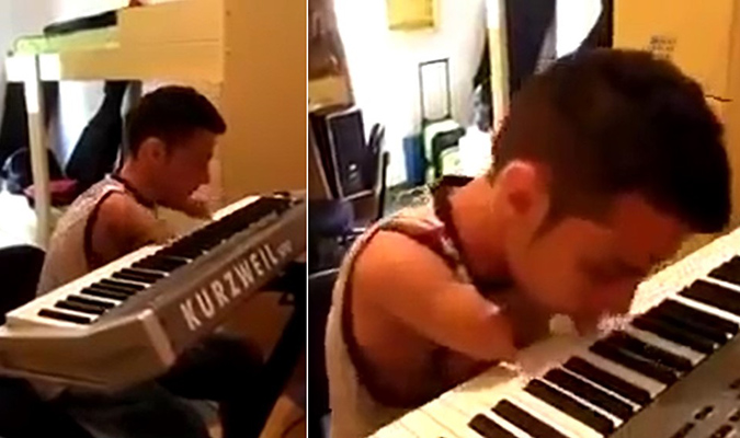 Video: Màn biểu diễn piano khó tin của cậu bé cụt cả 2 tay