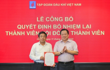 Công bố quyết định bổ nhiệm lại Thành viên Hội đồng Thành viên Tập đoàn Dầu khí Quốc gia Việt Nam