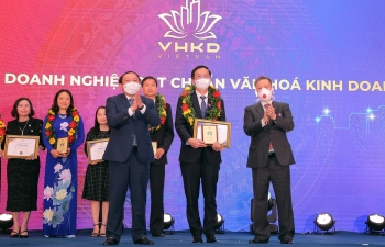 Petrovietnam được tôn vinh "Doanh nghiệp đạt chuẩn Văn hóa kinh doanh Việt Nam"