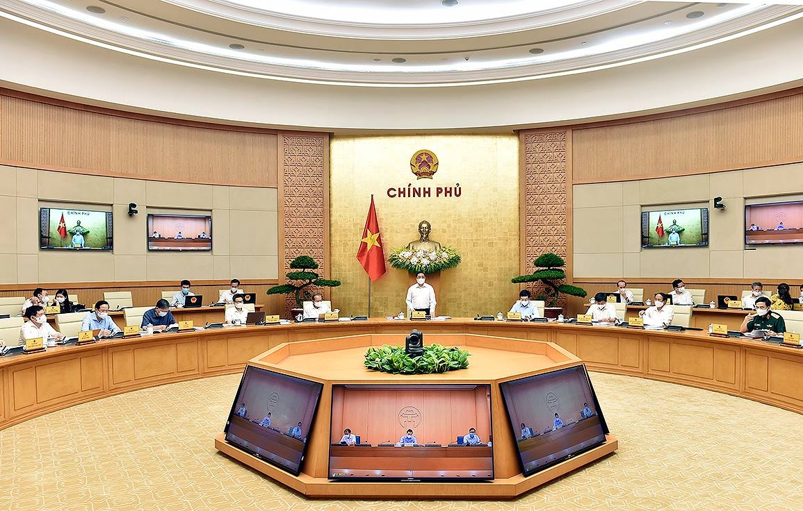 Thủ tướng Phạm Minh Chính chủ trì phiên họp Chính phủ thường kỳ tháng 5/2021