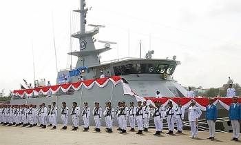 24 chiến hạm Indonesia diễn tập trên Biển Đông