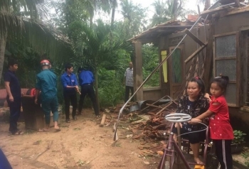 Bình Định: Một người tử vong khi chằng chống nhà cửa chống bão số 12