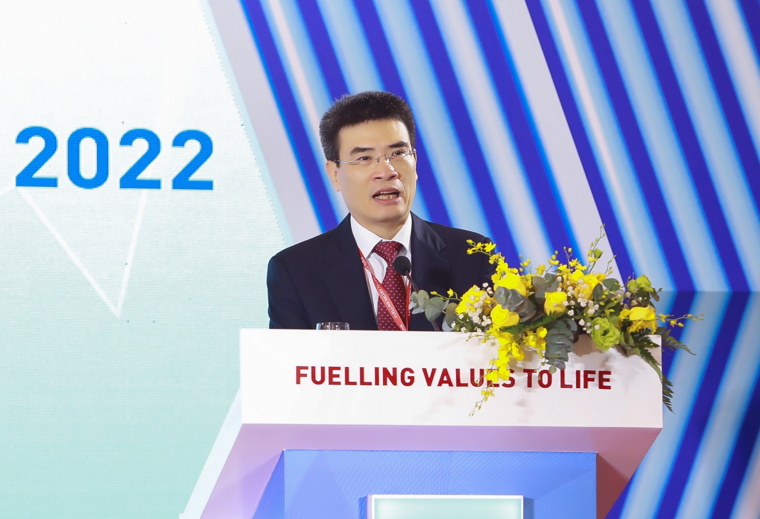 Ông Dương Mạnh Sơn – Chủ tịch Hội đồng quản trị PV GAS khai mạc cuộc họp ĐHĐCĐ 2022