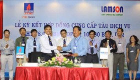 PTSC Marine ký hợp đồng cung cấp tàu dịch vụ cho Lam Sơn JOC
