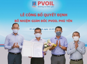 PVOIL Phú Yên và PVOIL Tây Ninh thay đổi Giám đốc Công ty