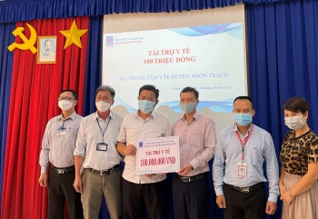 KĐN hỗ trợ gần 500 triệu đồng cho huyện Nhơn Trạch