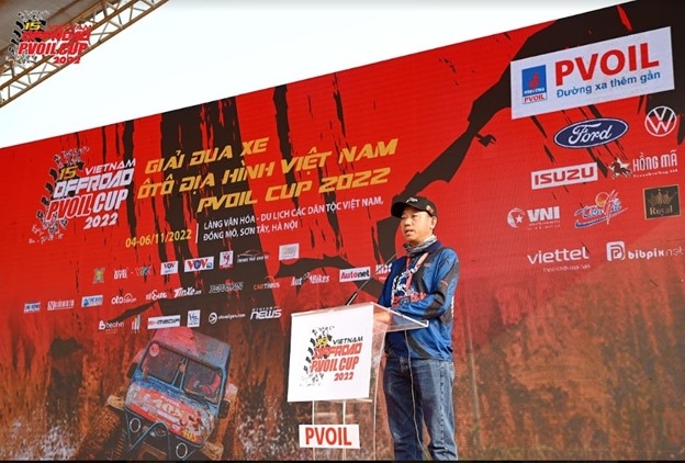 Ông Nguyễn Đại Hoàng, Trưởng Ban Tổ chức đua xe ô tô địa hình Việt Nam PVOIL VOC 2022