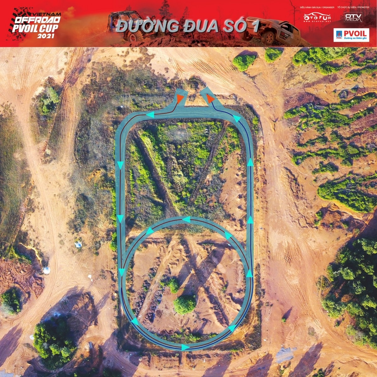 Khám phá chi tiết các đường đua Giải đua xe ô tô địa hình Việt Nam PVOIL Cup 2021