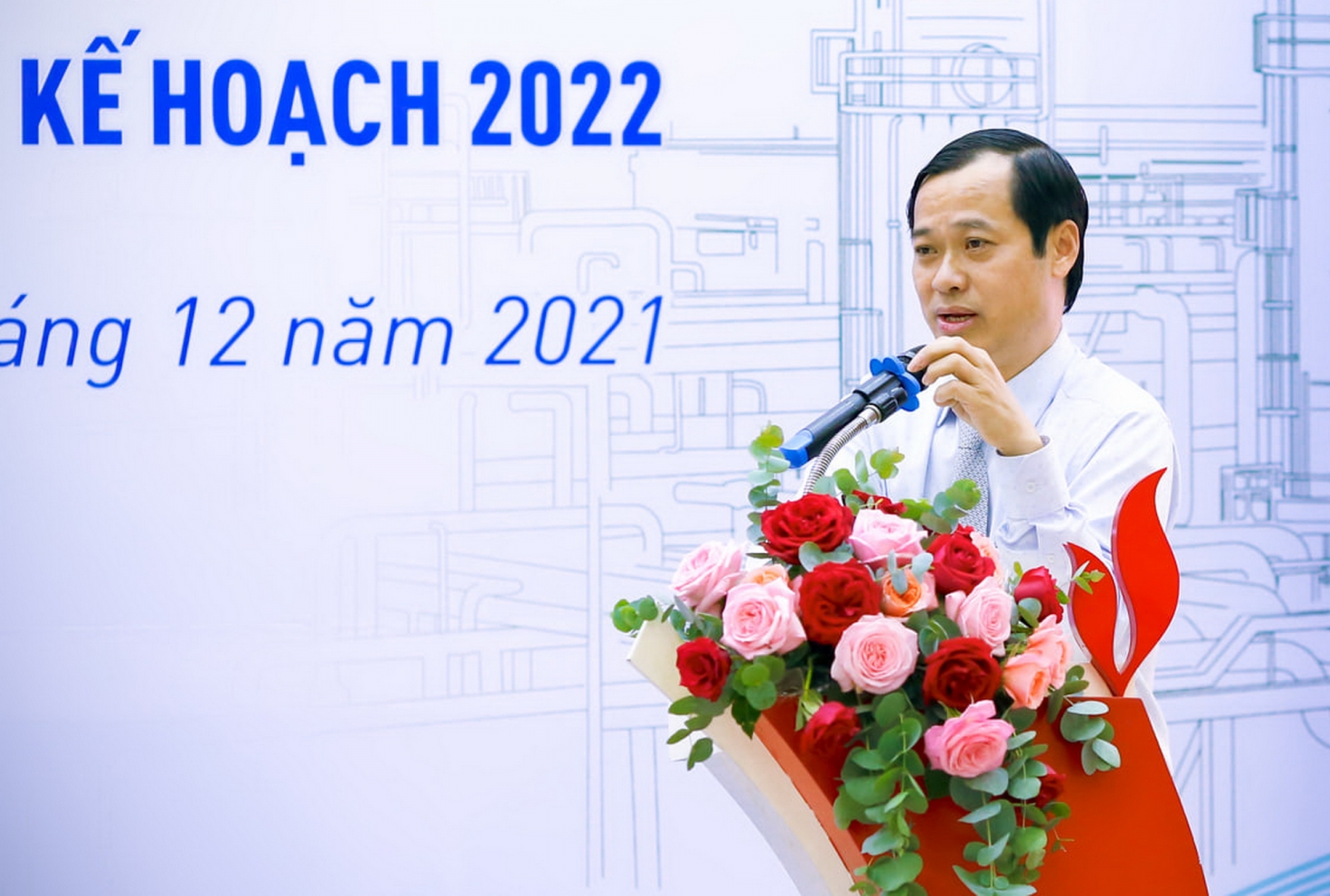 Đồng chí Trần Xuân Thành – Chủ tịch Công đoàn PV GAS phát biểu chúc mừng và chỉ đạo Hội nghị