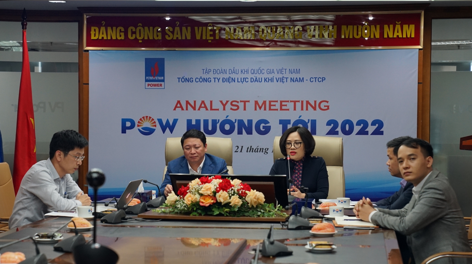 Hội thảo trực tuyến “Analyst Meeting – POW hướng tới 2022”