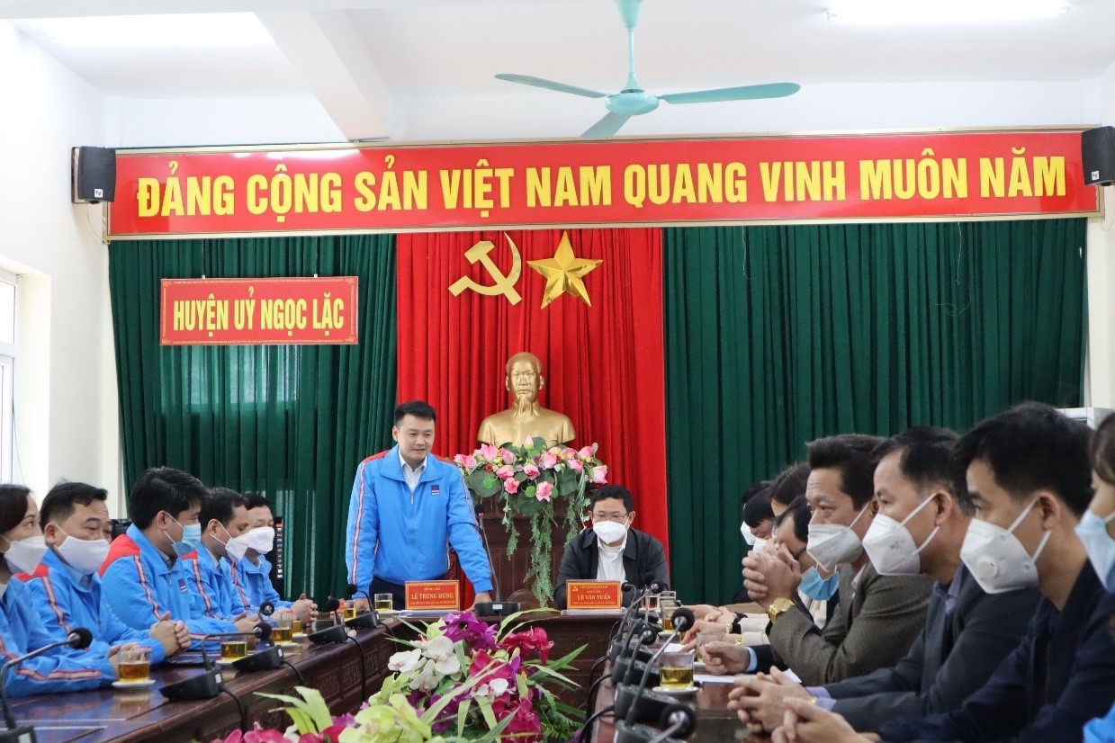 Đoàn công tác PVOIL có buổi làm việc với Lãnh đạo huyện Ngọc Lặc, tỉnh Thanh Hóa