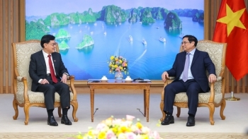 Thủ tướng Chính phủ Phạm Minh Chính tiếp Phó Thủ tướng Singapore Vương Thụy Kiệt