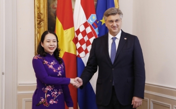 Phó Chủ tịch nước Võ Thị Ánh Xuân hội đàm với Thủ tướng Croatia