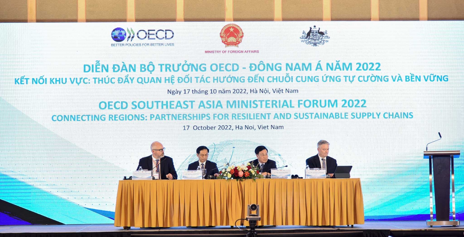 Thúc đẩy quan hệ đối tác OECD và Đông Nam Á vì chuỗi cung ứng tự cường và bền vững