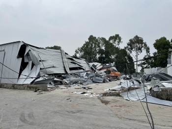 Tây Mỗ - Hà Nội: Cưỡng chế phá dỡ nhà xưởng xây dựng trái phép trên đất quy hoạch
