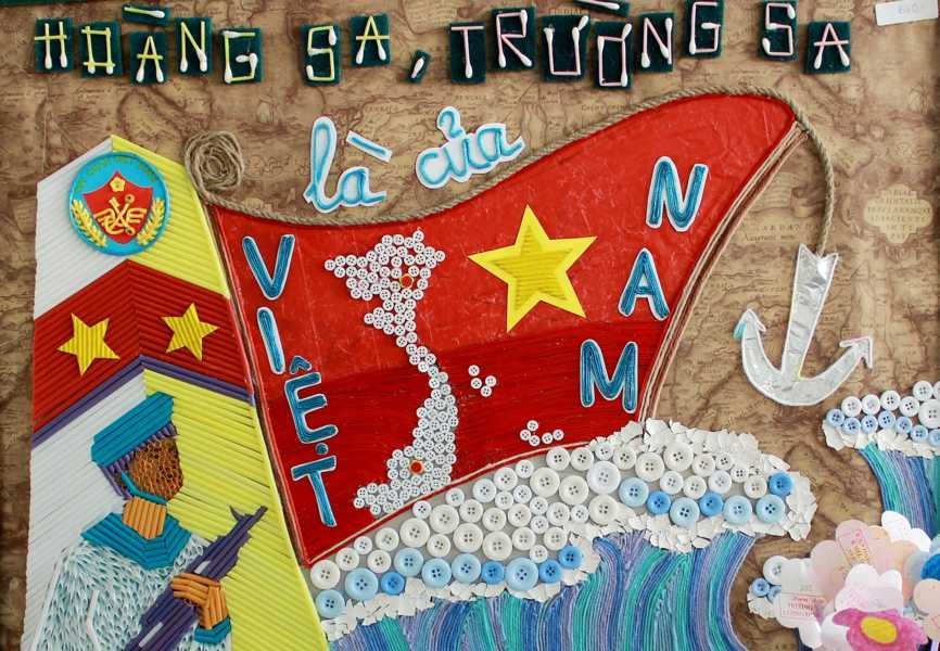 Mô hình cột mốc chủ quyền Trường Sa lập kỷ lục Việt Nam  VnExpress