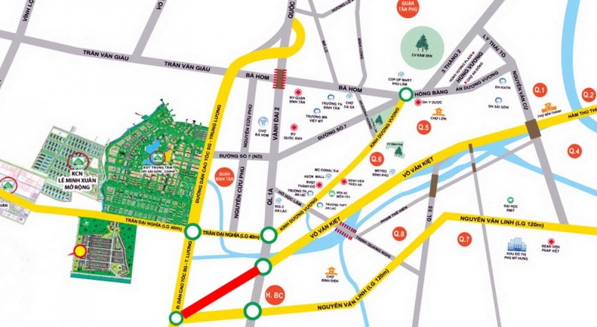 Đề xuất kết nối cao tốc Trung Lương với đại lộ Võ Văn Kiệt