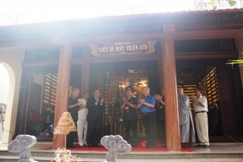 Khánh thành Công trình Tưởng niệm Liệt sỹ tại chùa Bồ Đề