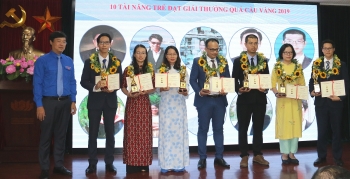 10 tài năng khoa học công nghệ trẻ nhận giải thưởng Quả cầu vàng 2019