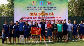 Bế mạc Giải bóng đá Cơ quan Tập đoàn Dầu khí Việt Nam 2019