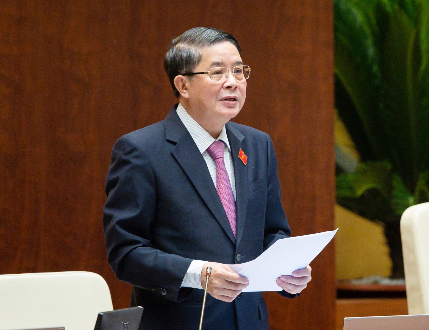 Phó Chủ tịch Quốc hội Nguyễn Đức Hải phát biểu điều hành nội dung thảo luận
