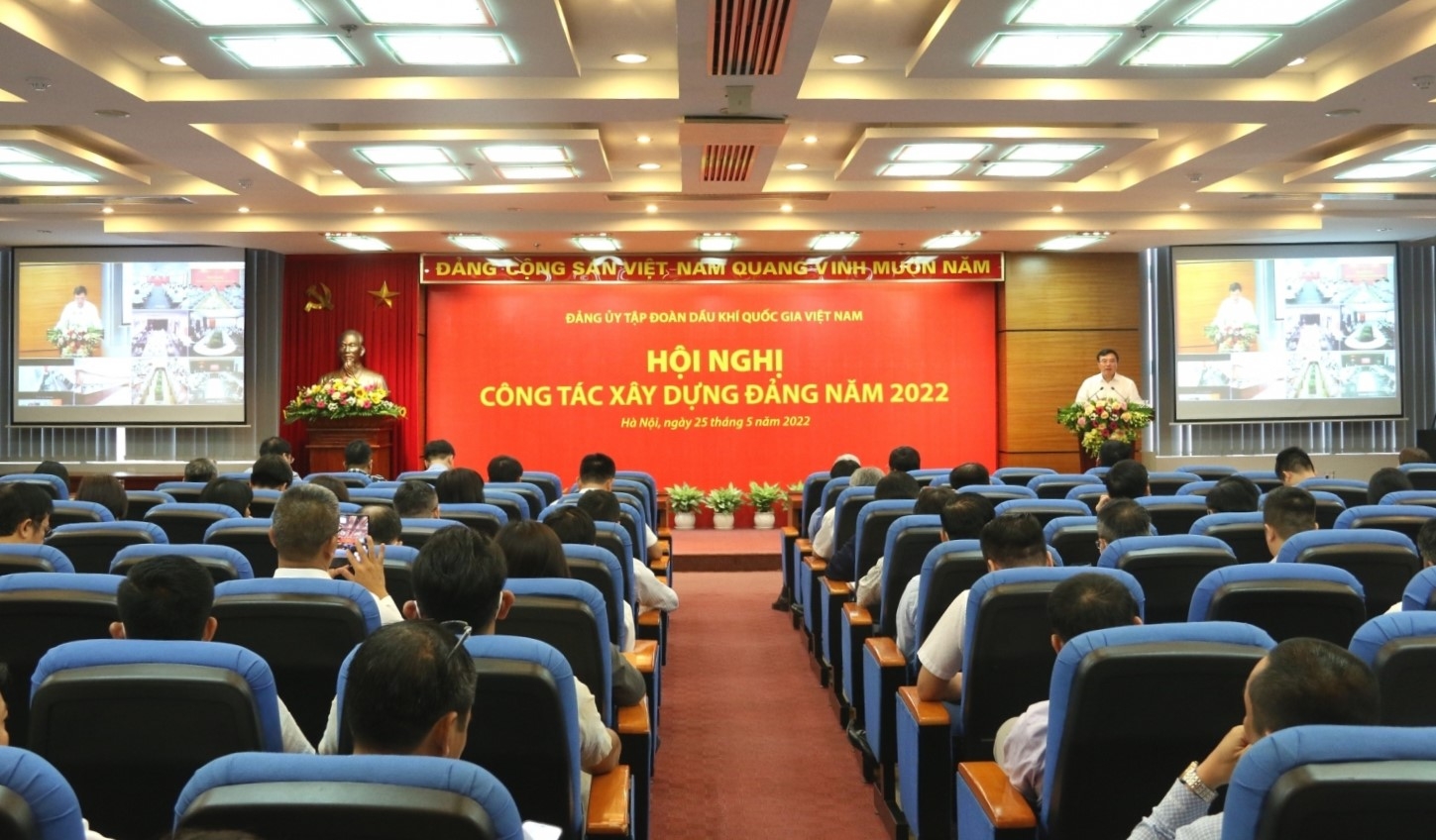 ảng ủy Tập đoàn Dầu khí Quốc gia Việt Nam (Đảng ủy Tập đoàn) tổ chức Hội nghị công tác xây dựng Đảng năm 2022
