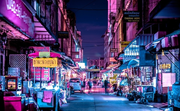 Hình ảnh Đường phố về đêm