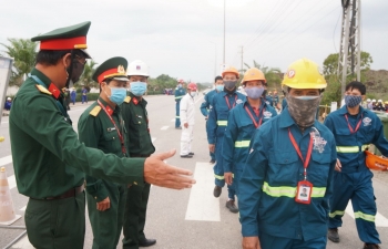 Hội Cựu chiến binh BSR với công tác an ninh, an toàn BDTT lần 4 NMLD Dung Quất