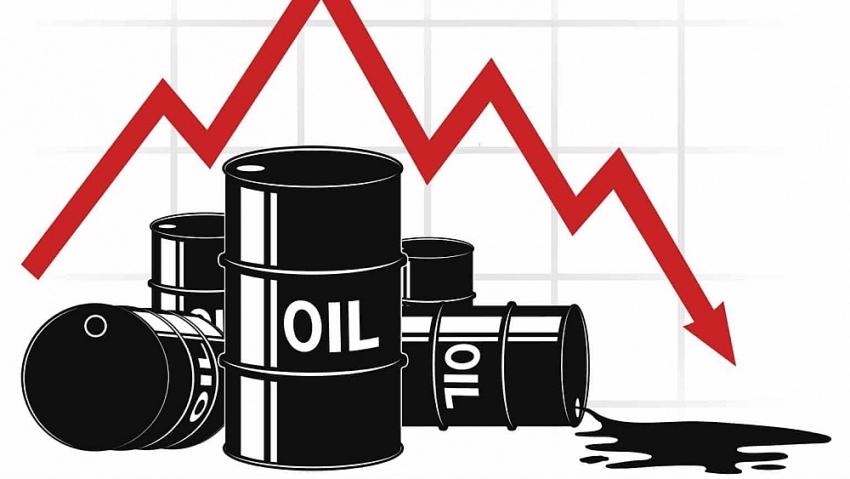Giá dầu thô lại giảm do lo ngại nhu cầu yếu